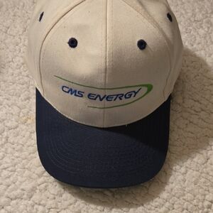 CMS Energy Cream and Navy Cap